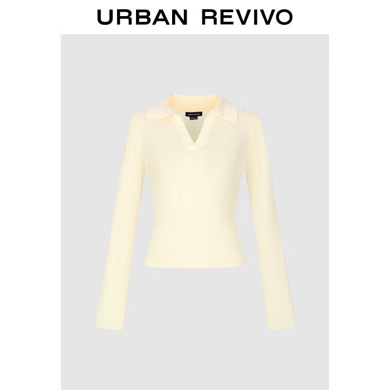 

UR Women s Autumn Slim Fit Round Neck Long Sleeve Knit Top S