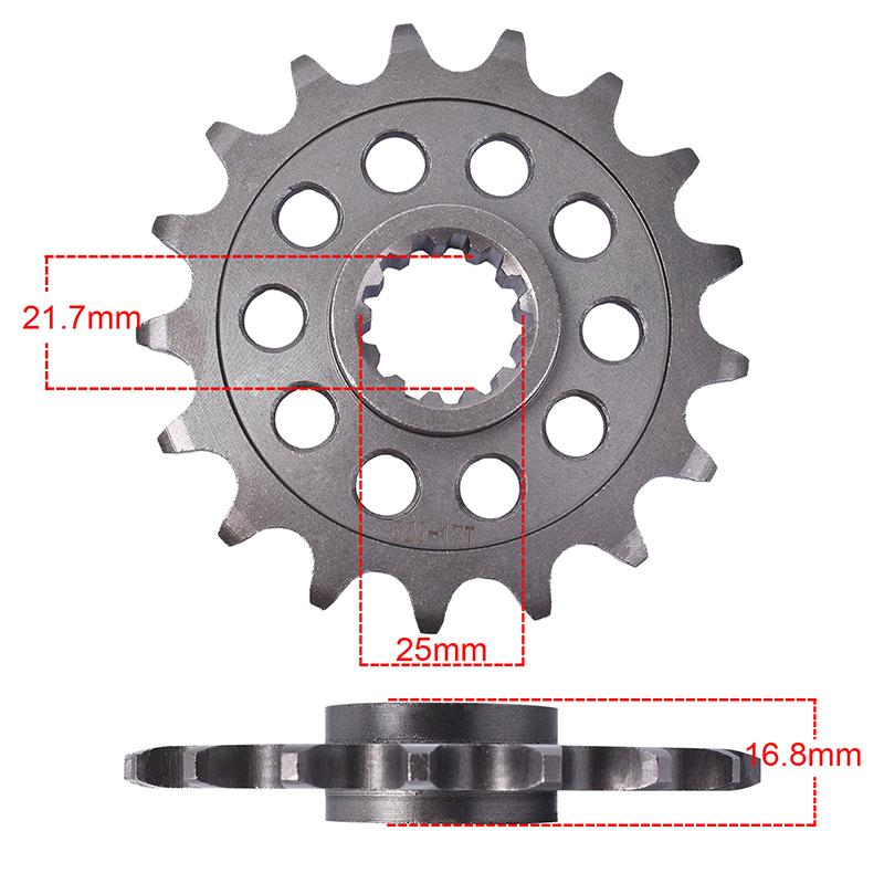 520 16T 17T Front 41T Rear Sprocket for HONDA NC750 2014-2024 NC700 2012-2015 CT700 D N ND CTX700 NSS750 NC 700 750 NSS CT CTX
