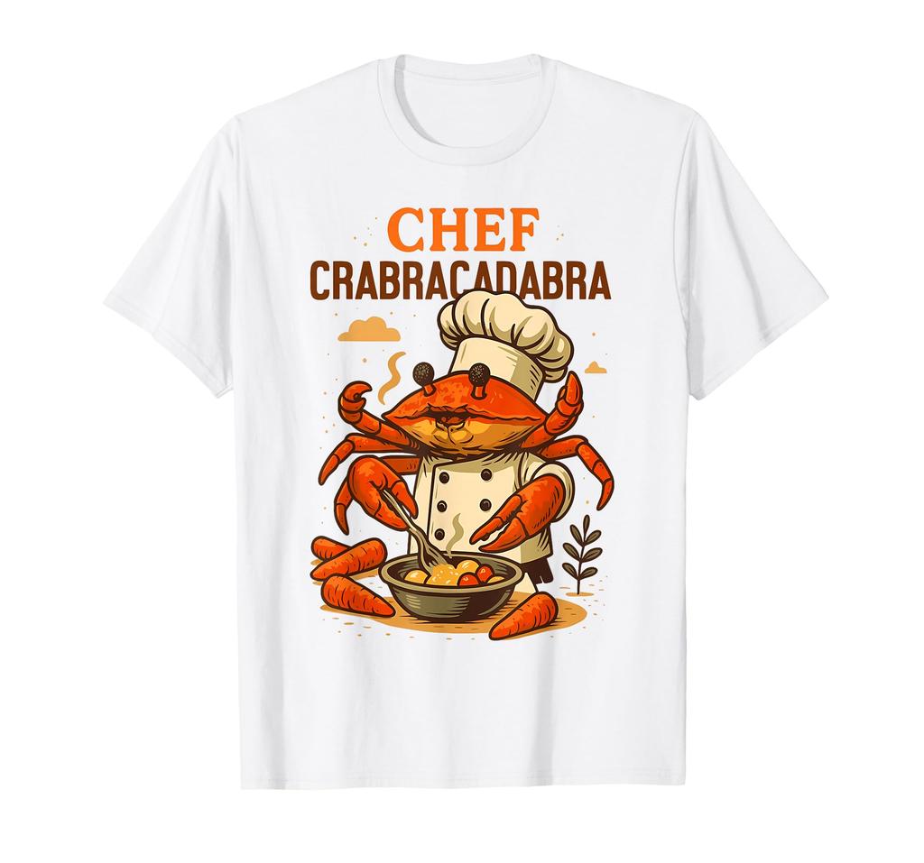 Chef Calabracadabra Crab AI Monster Brain Rot Kids Boys T-Shirt