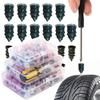 Universal Puncture Screw Puncture Kit Car Patch Puncture Repair Rubber Metal Tool Accessories Vacuum Tire Repair Nail Car Tire