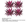 Realistic Artificial Fern And Dragon's Blood Tree Plants, 18 Branches Outdoor UV Resistant Fake Ferns for Garden, Patio, Wedding, Balcony