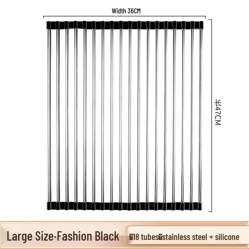 Zusammenklappbares Aufrollbares Abtropfgestell für die Küche