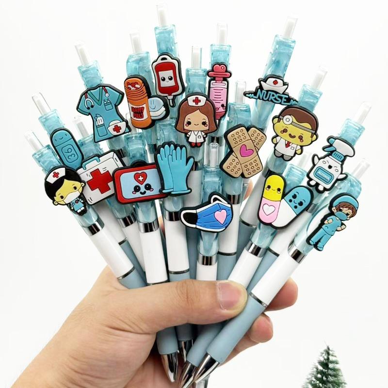 15Pcs Ballpoint Pen, Medical Series Neutral Pen, Suitable for Doctors, Nurses, and Students To Use. Party Gifts Stationery