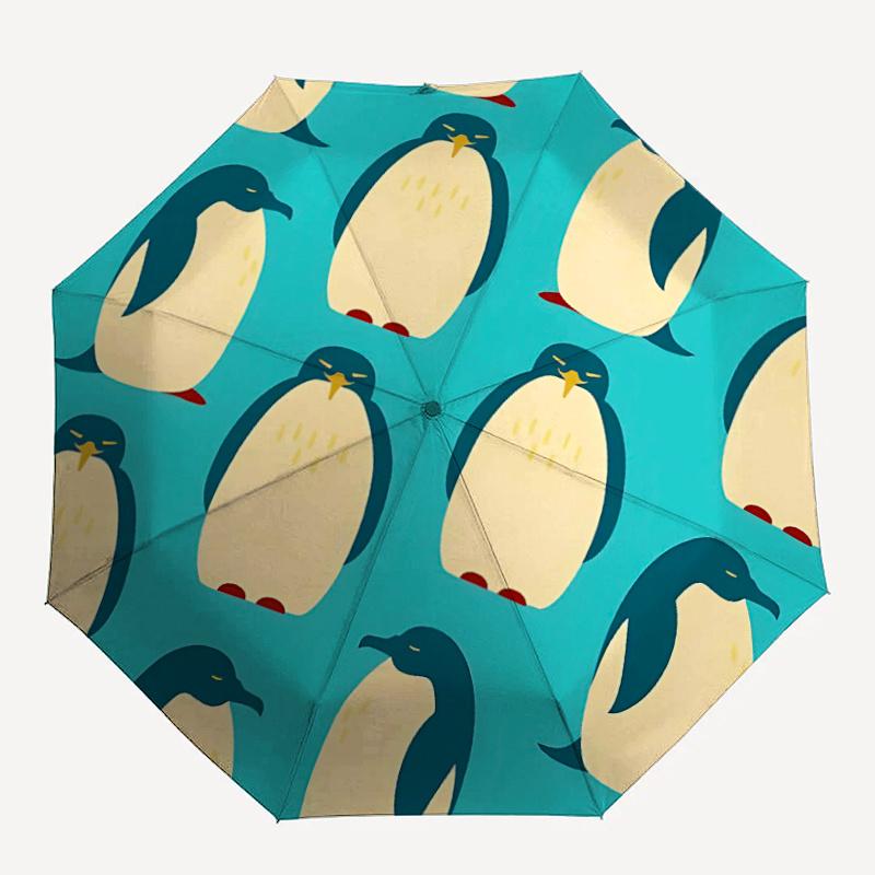 

1pc Penguin PatternAutomatic Open/close Umbrella, 8-Rib sturdy structure, Portable Travel Umbrella, Parties, Everyday Usec68