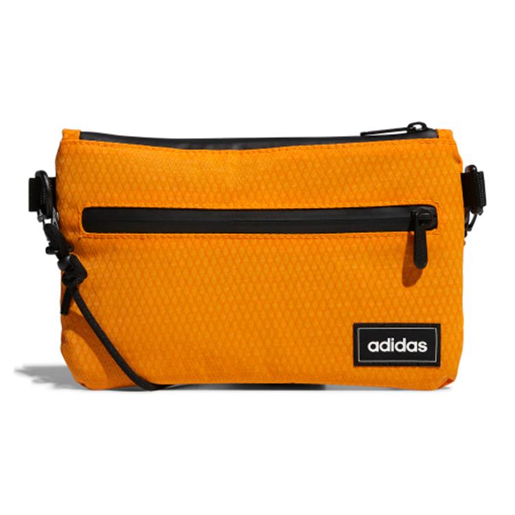 New Adidas Neo Polyester Sports Crossbody Bag Shoulder Bag Unisex Orange Yellow GN2048