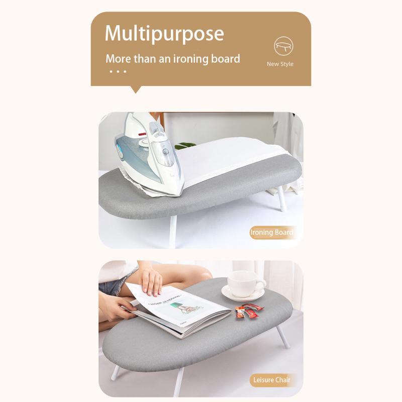 Adjustable Mini Portable Home Desktop Ironing Board High Temperature Resistant Multifunctional Iron for Dormitory Use