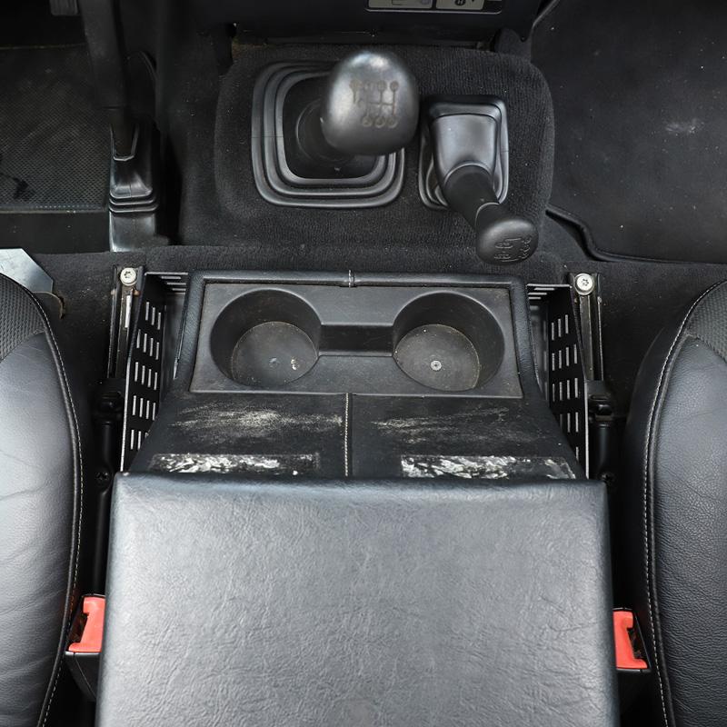 Aluminum Car Central Control Side Storage Basket Seat Gap Storage Box For Land Rover Defender 90 110 2004-2018 Car Accessories