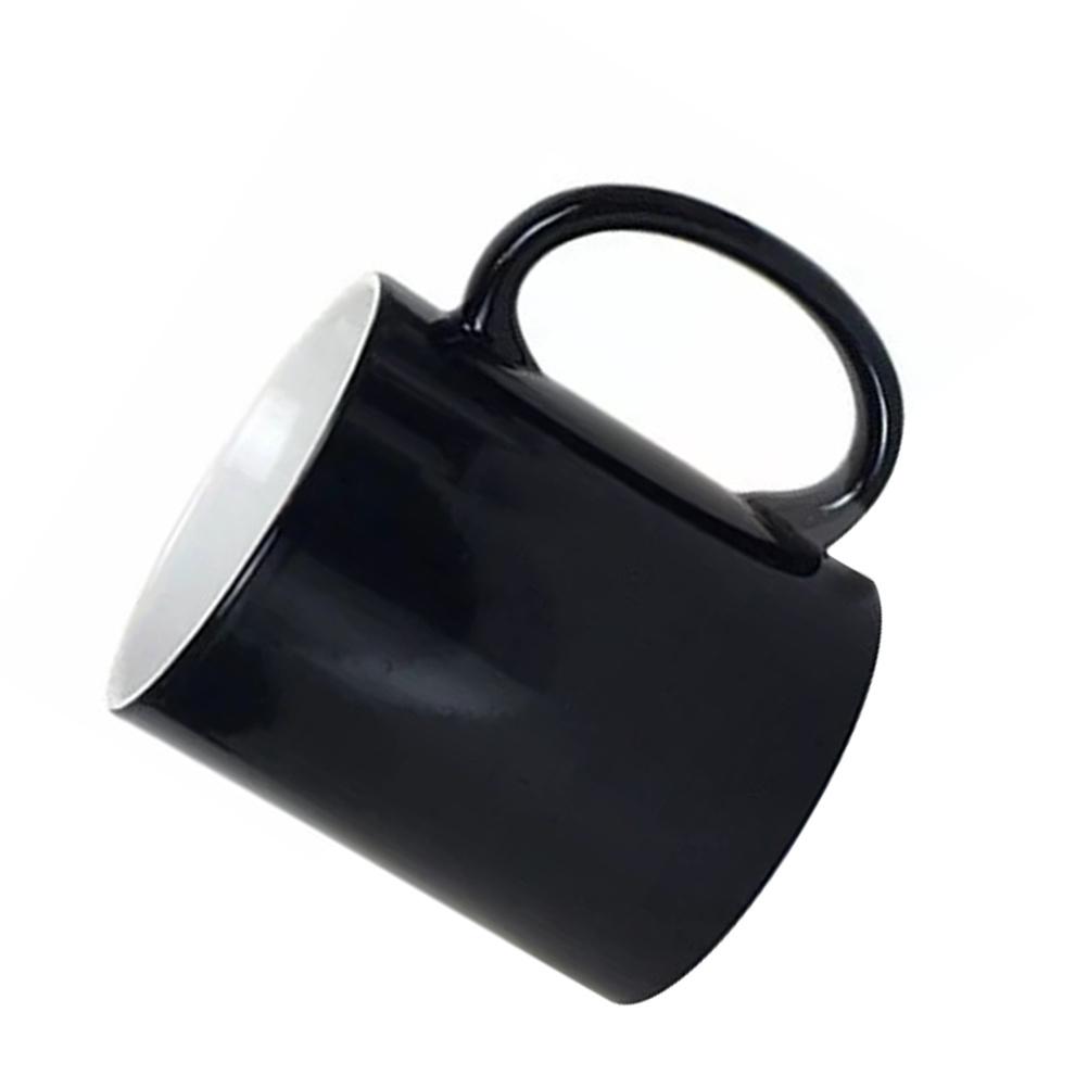 1Pcs Color Changing Mug Heat Sensitive Ceramic Middle Finger Up Coffee Cup Creative Heat Mug Color Change Mugs for Tea Milk