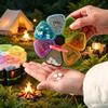 7‑Compartment Rainbow Color Pill Case, Lightweight Portable Medicine Container for Camping, Hiking, Daily Use & Travel Storage