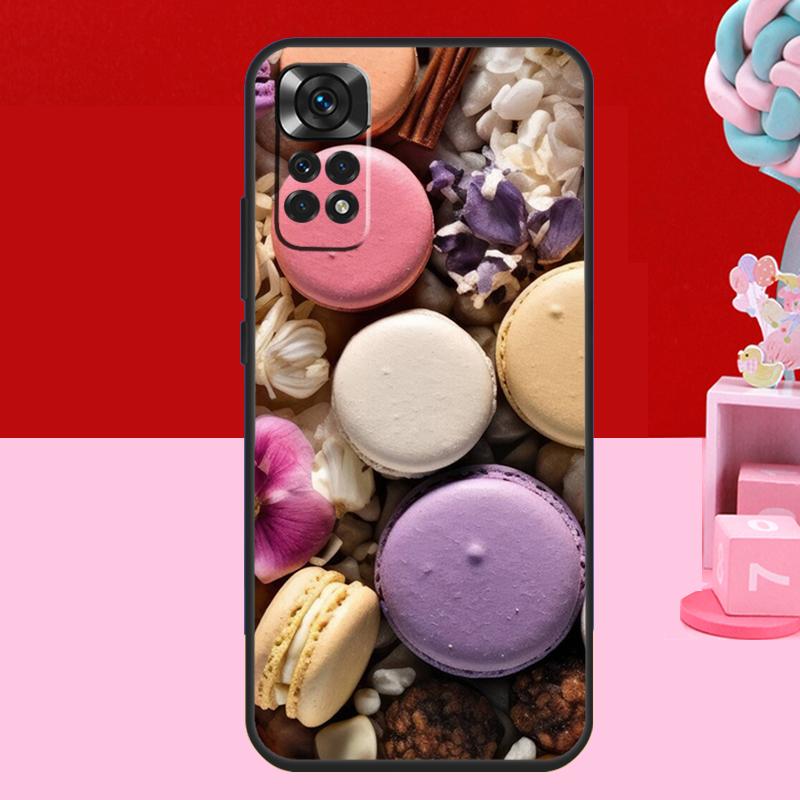 Dessert ice Cream Macaron Food Case For Xiaomi Redmi Note 14 13 12 11 10 15 Pro Plus Redmi 15 C 10C 12C 13C 14C Soft Cover
