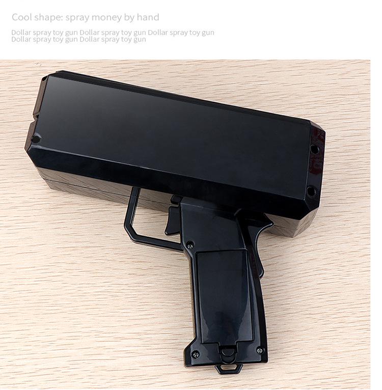 Gold Money Gun: Electric Cash-Spraying Toy for Fun and Relaxation