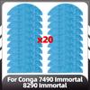 Compatible for Conga 7490 Immortal Series / 8290 Immortal Series Main Side Brush Replacement HEPA Filter Mop Pads Spare Parts