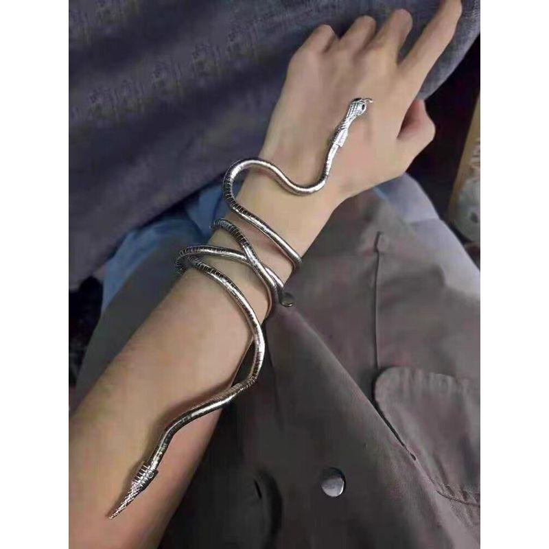 Winding Snake-Shaped Stylish Dark Soil Coocaa Mouth Random Shape Snake-Shaped Exaggerated Fashion Stylish Necklace Collar