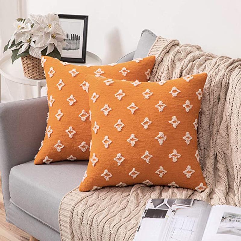 Moroccan Ins Style Star Pillow Case Home Model Room Cotton and Linen Pillow Office Nap Hotel Cushion Cover