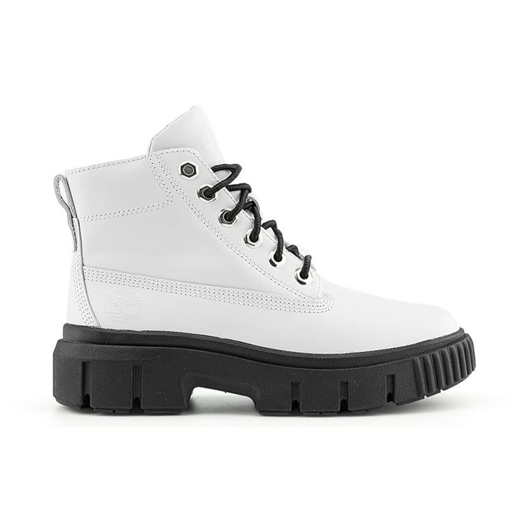 Timberland Greyfield Leather Boots 'White Full Grain' Women's A41ZW-100