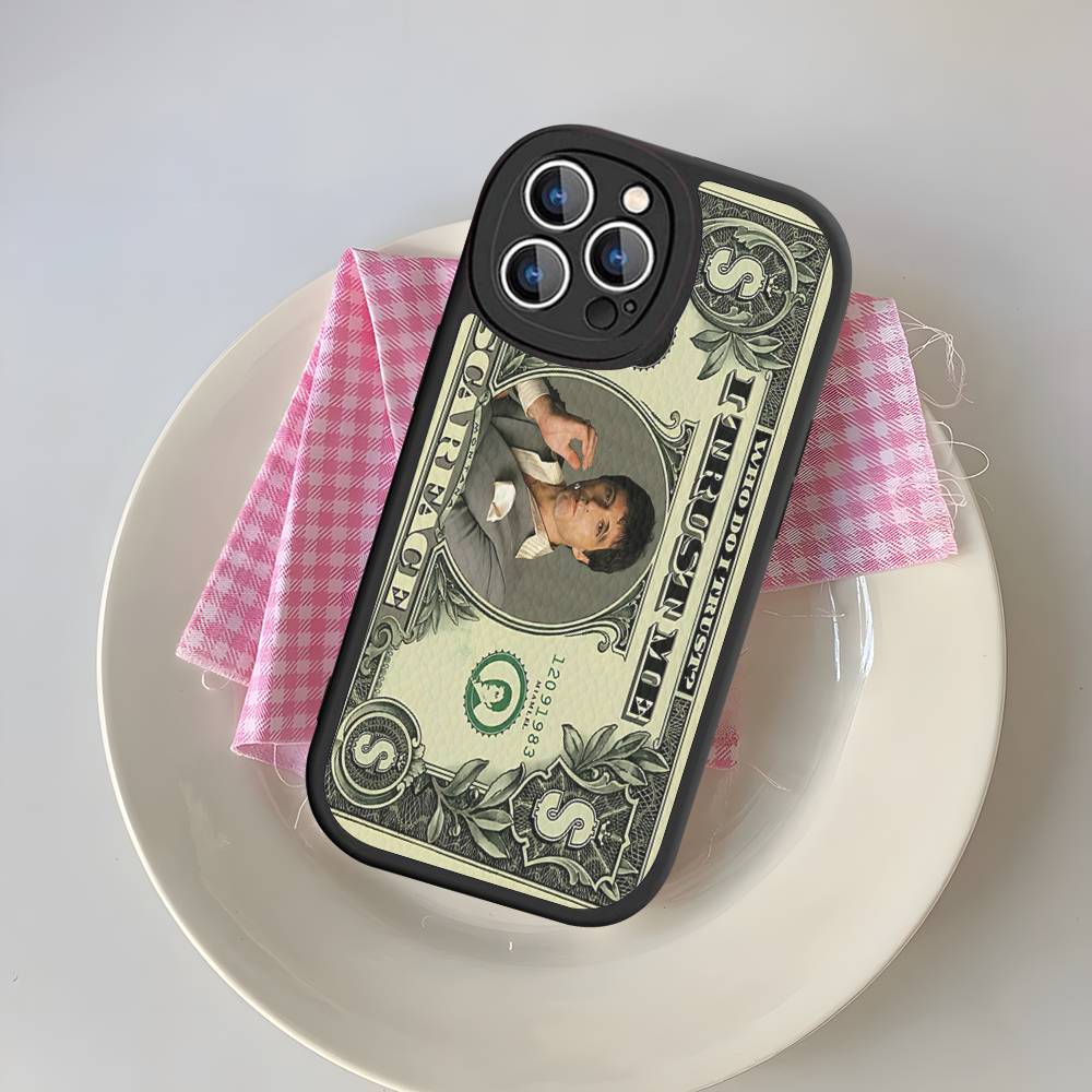 

Classic Tonny Montanas Scarface Leather Phone Case For IPhone 16 15 14 Pro Max Plus 13 12 11 Silicone Cover iPhone 16 pro