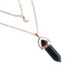 Multi Layered Necklace Hexagonal Bullet Gothic Natural Stone Moon Supernatural Pentagram Choker Pendant Women Gifts