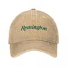 Remington Denim Baseballkappe Pistolenlogo Wandern Angeln Hip Hop Hüte Frühling Sonnenschutz Unisex Herren Mode Design Baseballkappen