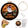Halloween Embroidery Kit DIY Sewing Material Set for Beginners
