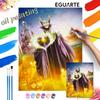 Digital Oil Painting Maleficent Art Handmade Diy Gift Home Decoration