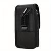 Universal Phone Bag Under 7.5 Inches Nylon Dual Pocket Cell Phone Belt Pouch Case Men's Outdoor Bag for iPhone 16 15 Samsung S23