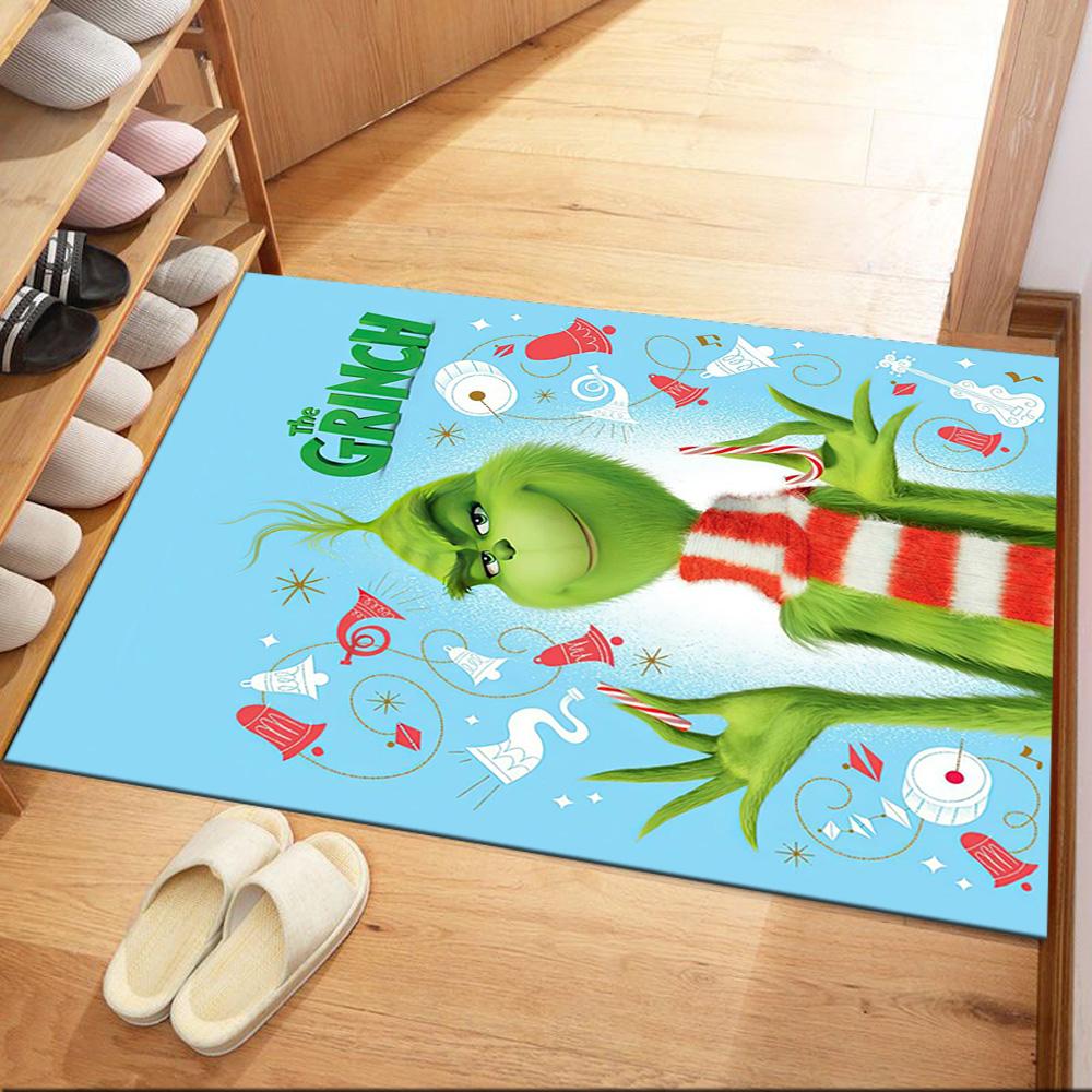 How The Grinch Stole Christmas Square Rugs Are a Great Choice for Living Rooms, Bedrooms, Home Décor, and As Gifts.