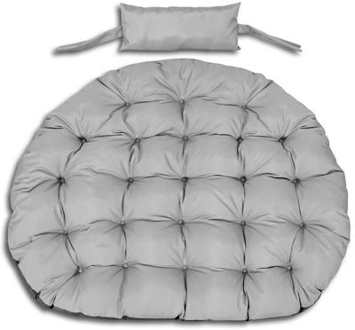 Garden Cushion 120 Cm for Hanging Chair Stork's Nest Waterproof Gray