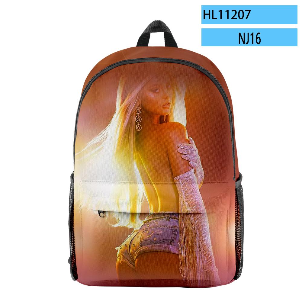 Popular Novelty Funny Cool Loren Gray pupil Bookbag Notebook Backpacks 3D Print Oxford Waterproof Boys/Girls Travel Backpacks