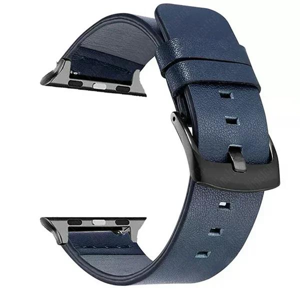 Leather Strap for Apple Watch Ultra 2 Band 49mm 46mm 45mm 41mm High Quality Strap for IWatch Series 10 9 8 7 6 SE 5 4 44mm 40mm