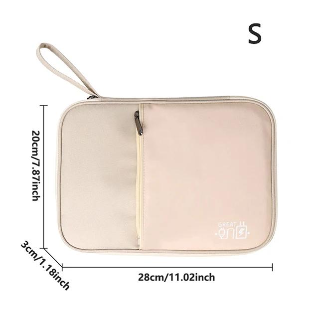 

Портативный чехол для хранения кабеля передачи данных, цифровое зарядное устройство USB, провод для наушников, внешний аккумулятор, органайзер, дорожный набор, чехол для хранения, сумка