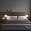 A New Type of Modern Hotel Room LED Wall Lamp with a Rotatable Reading Wall Light At the Bedside