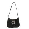 Women'S Bag Fashion Small Square Bag Texture Pu Shoulder Bag Niche Foreign Style Versatile Armpit Bag