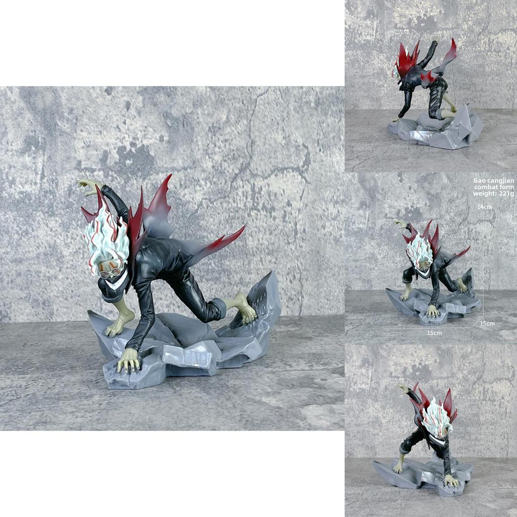 Dan Da Dan Takakura Ken Pvc Anime Figure With Articulated Joints For Collection And Display