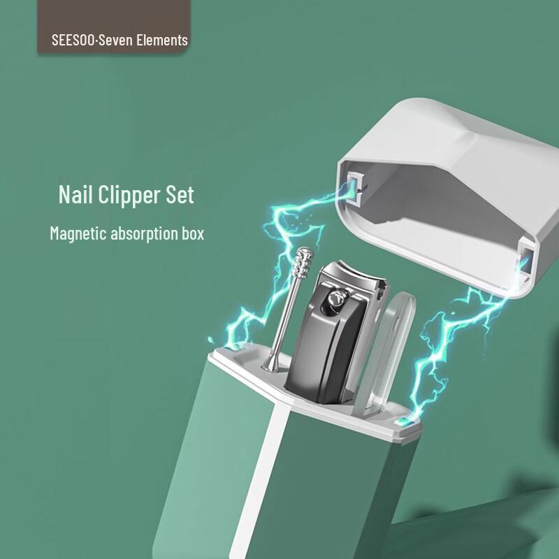 Seesoo Deluxe Traveler 3-Piece Nail Clipper Set