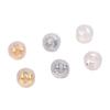 Transparent Silicone Copper Earplugs for DIY Jewelry Making 1 Pair