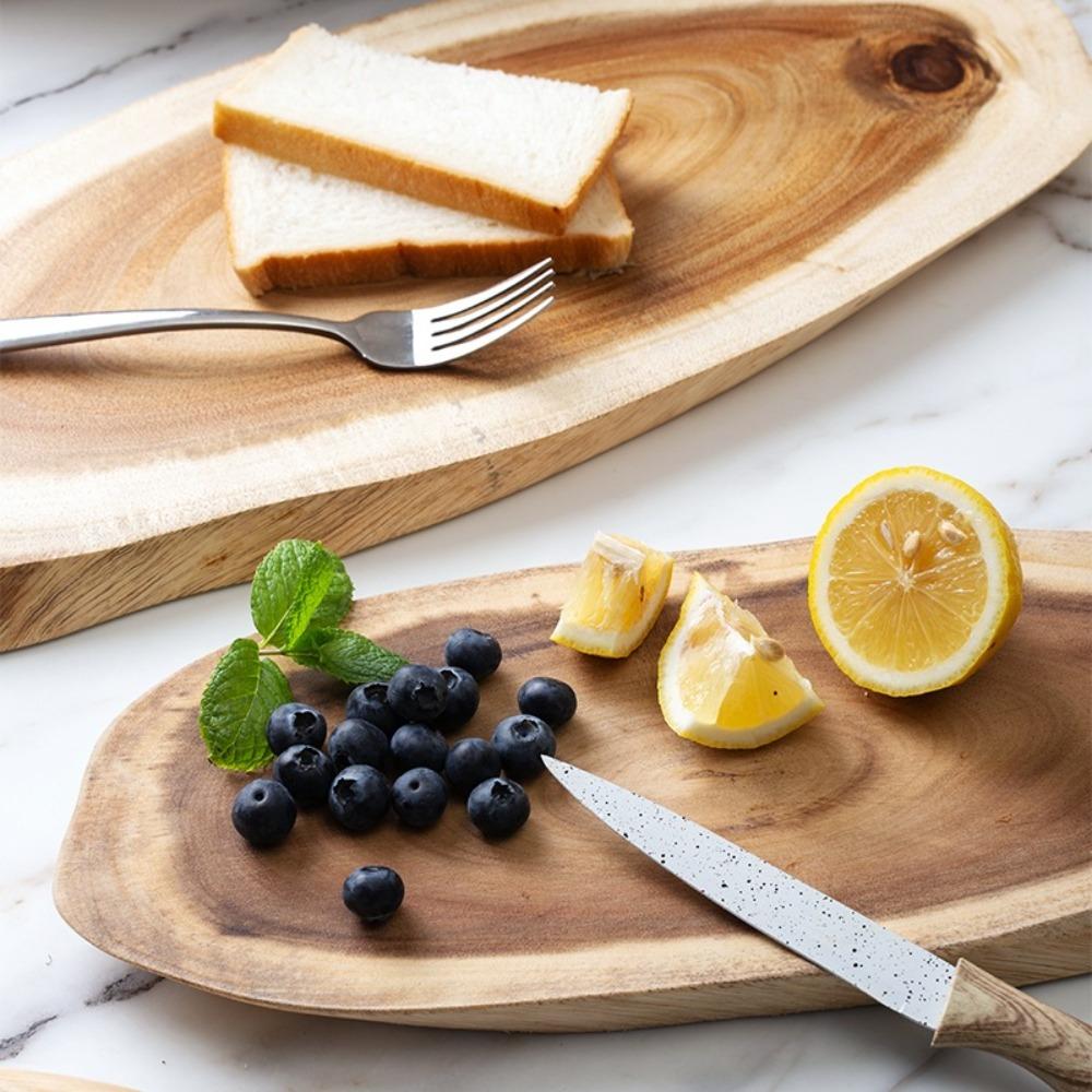 Irregular Shape Acacia Wood Cutting Board Rurual Style Charcuterie Serving Tray  Appetizer