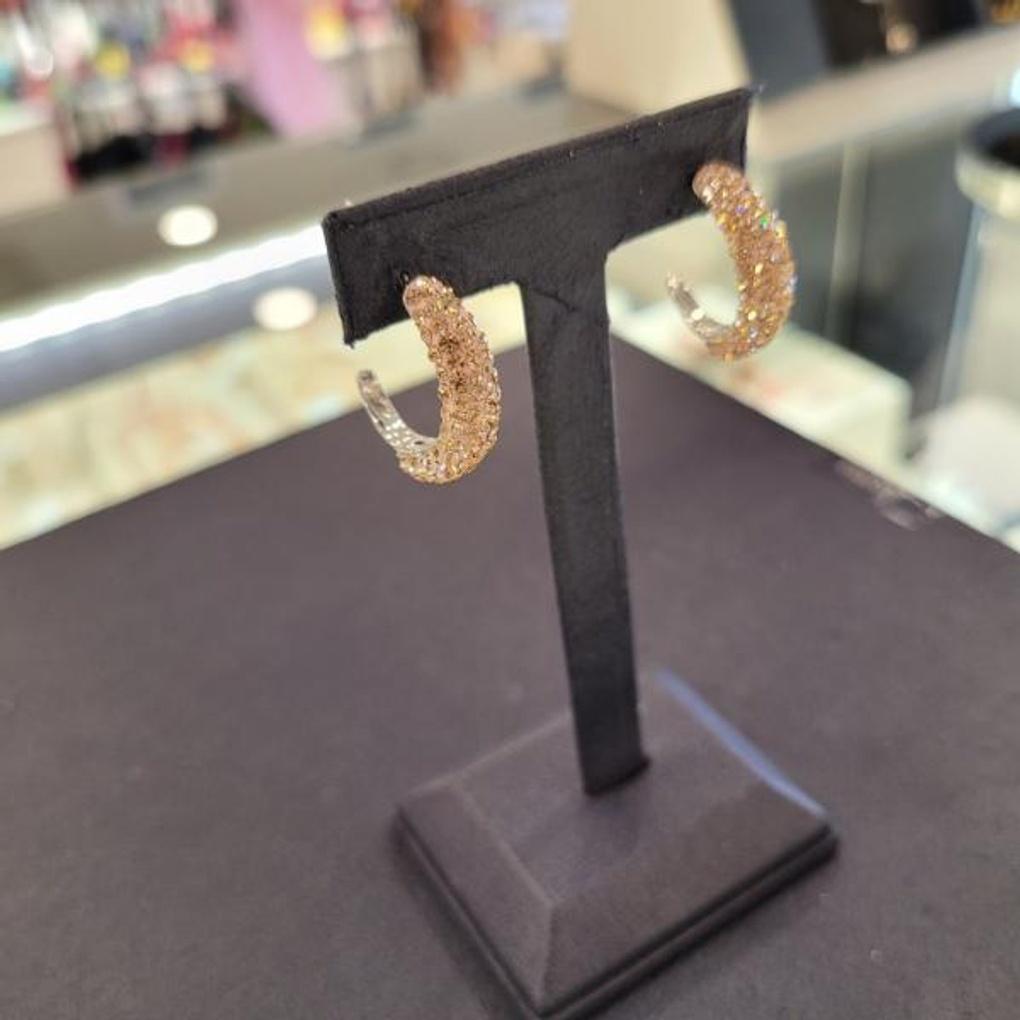 ARTRIA Leather Chain Ring Cubic E Earrings OGGERFR0003PCF