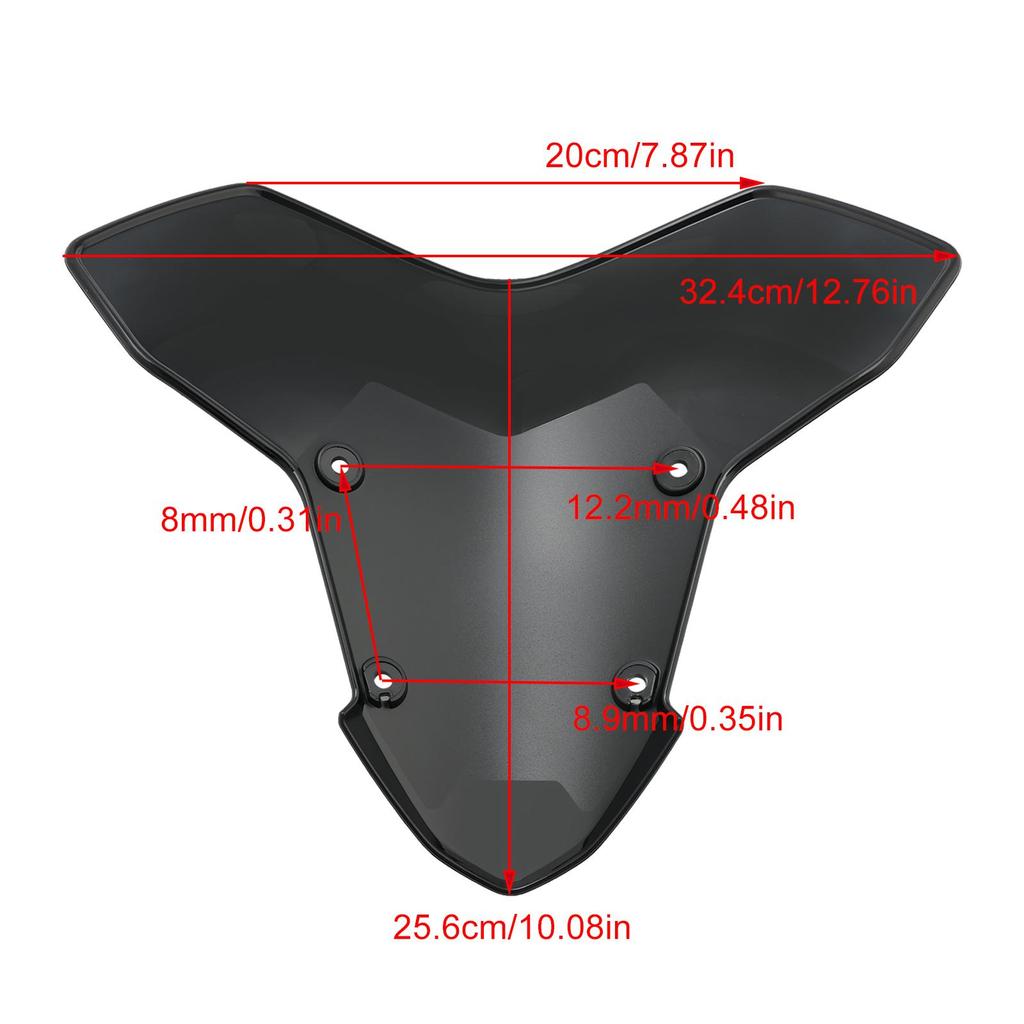 Windshield Windscreen for Kawasaki Z900 2020-2024