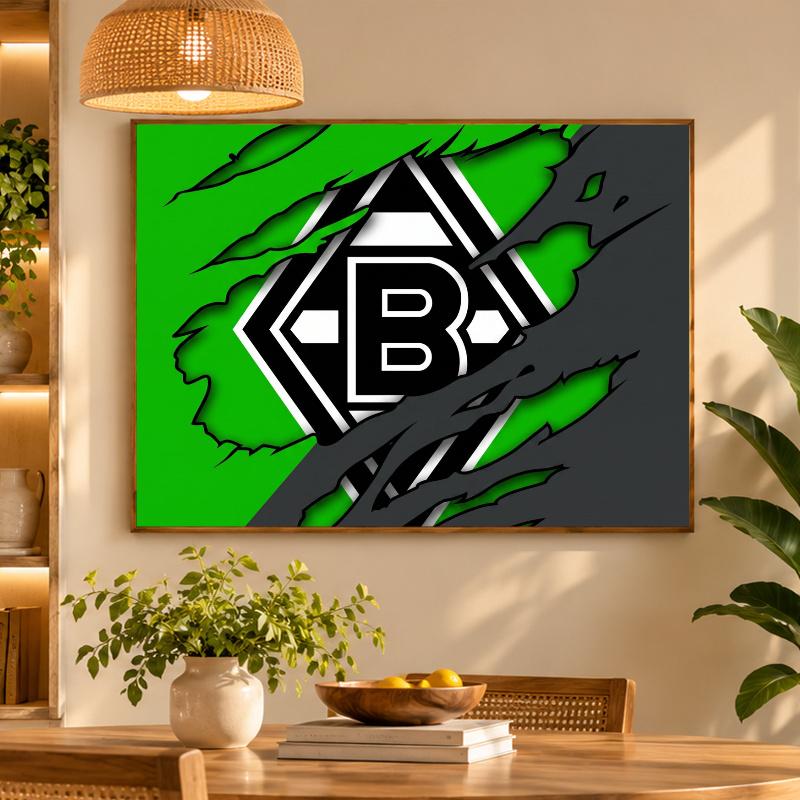 5D Diamond Painting Borussia Mönchengladbach DIY Full Drill Diamond Art Kit Home Decoration