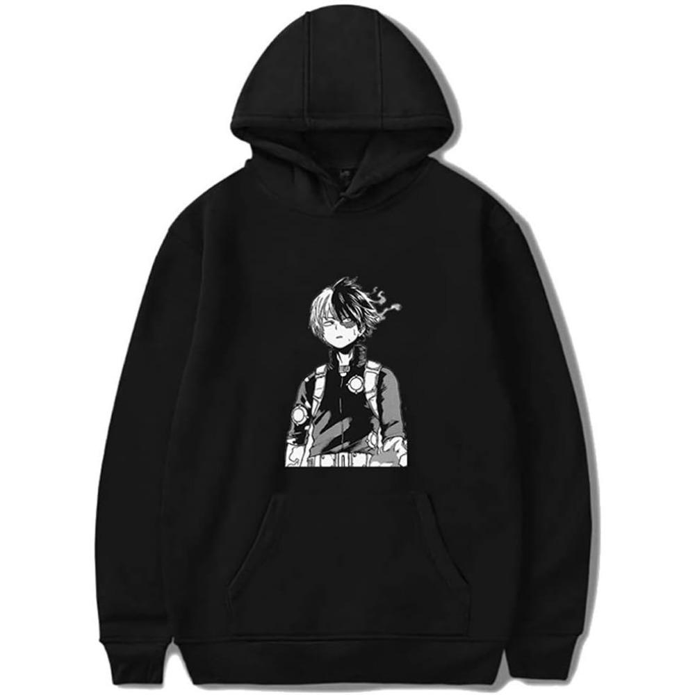 

Моя геройская академия Тодороки Шото Мужское худи Осенний свитшот Мужской Женский Дизайн бренда Пуловер Мужские флисовые худи 3XL