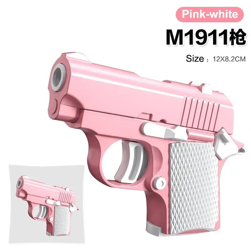 Mini Zwaartekracht Printen 1911 Kinder Speelgoed Pistolen Model Fidget Speelgoed voor Kinderen Volwassenen Stressverlichtend Speelgoed Kinderen Decompressie Cadeau
