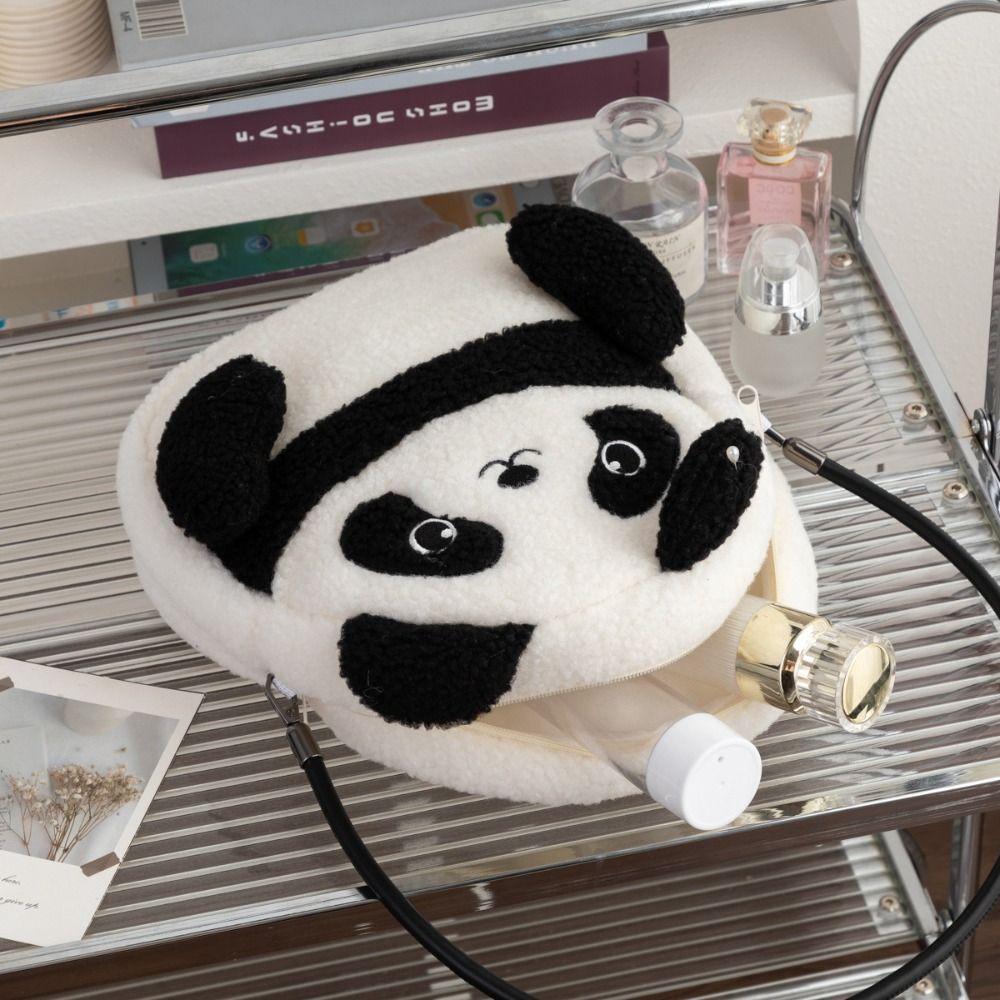 Sweet Panda Shoulder Bag Soft Student Schoolbag Casual Tote Bags Plush Rabbit Handbag Students