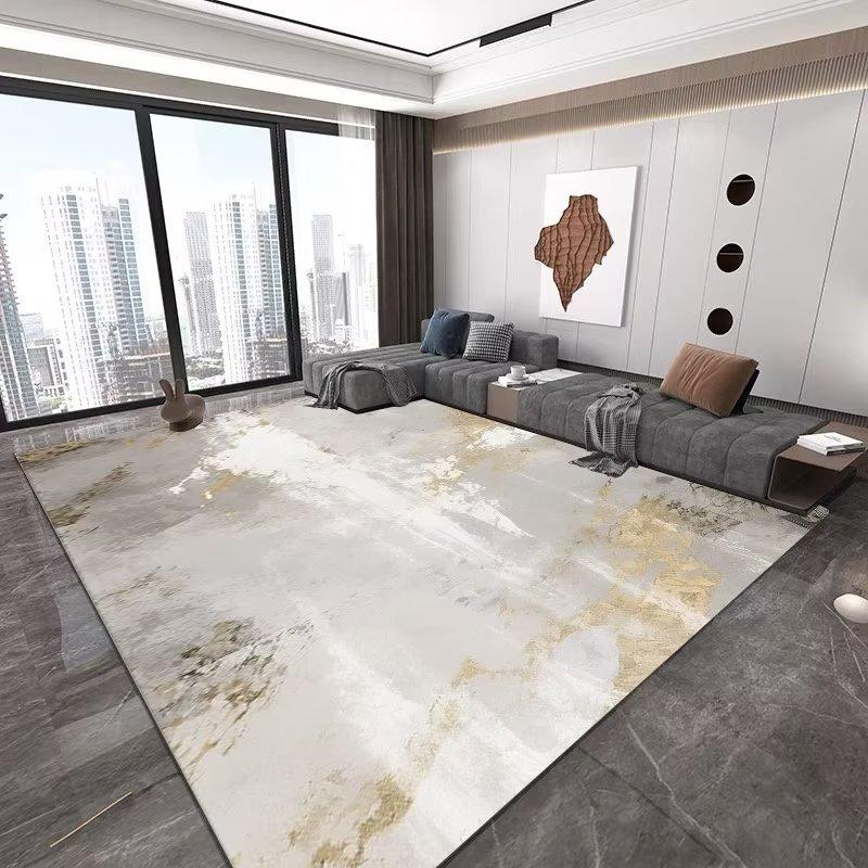 Alfombra de Salón Estilo Europeo Estilo Simplicidad Moda Tamaño Grande Alfombra de Noche para Dormitorio Fácil Limpieza Alfombrillas de Suelo para Oficina 2x4m 60x90cm door mat