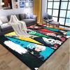 Jujutsu Kaisen Pattern Rug, Indoor/Outdoor Mat, for Picnic, Gameroom, Bedroom, Office, Living Room, Home Decor Carpet, Birthday Gift