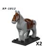 Historically Famous Battle Horse Building Block Model Medieval Cavalry Soldiers Figure Bricks Accessories Toys For Kids J108