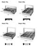 Stainless Steel Condiment and Ingredient Storage Box Set with Lids