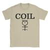Coil Scatology Album TShirt Summer  100 Cotton TShirts For Unisex Casual Tshirt Short Sleeve Y2K Funny Tops