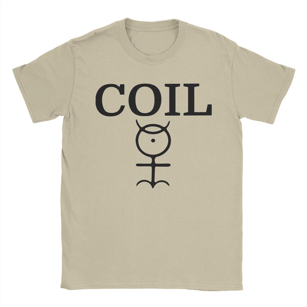 Coil Scatology Album TShirt Summer  100 Cotton TShirts For Unisex Casual Tshirt Short Sleeve Y2K Funny Tops