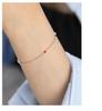 Korean Style S925 Sterling Silver Dopamine Color Minimalist Bracelet