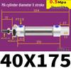 Corrosion Resistant Stainless Steel Pneumatic Cylinder 16-40mm/50-150mm